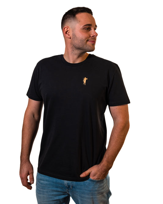 Nicki verwaschenes Schwarz Logo Herren