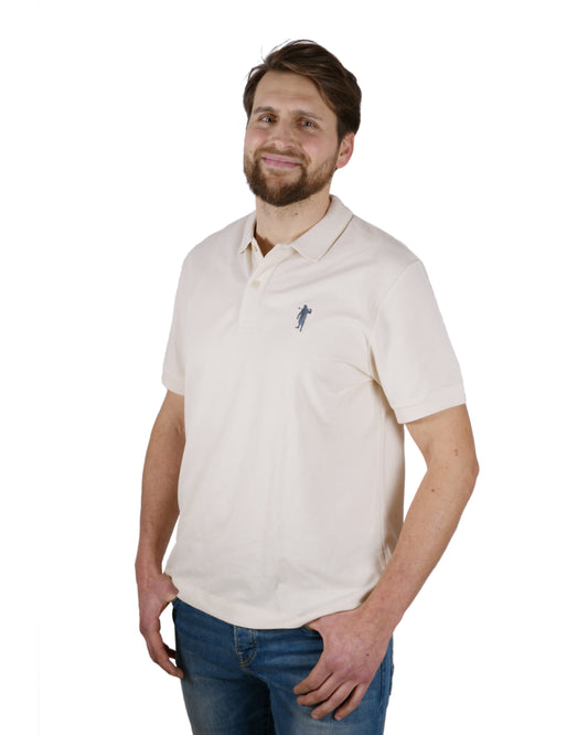 Poloshirt Vanille Logo Herren