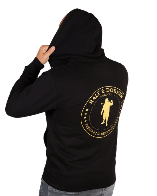 Kapuzen Jacke Schwarz Logo Herren