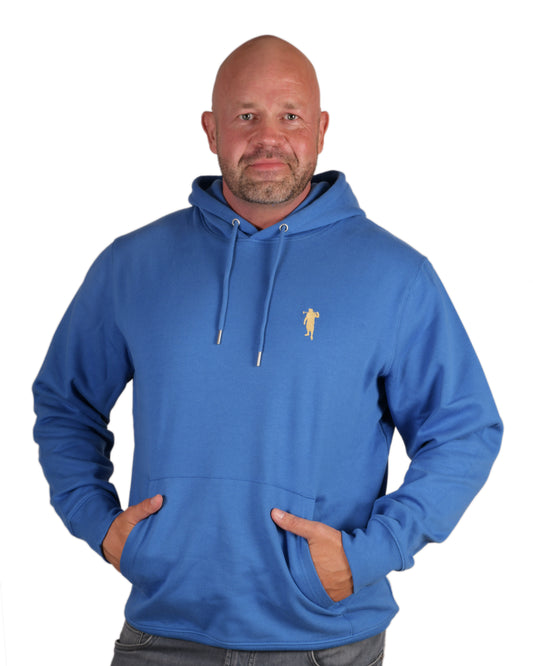 Kapuzenpullover Himmeblau Logo Herren