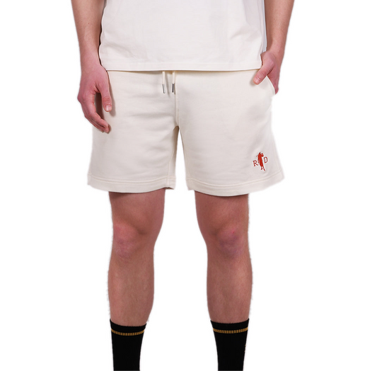 Turnhose Kurz mit Arschtasche Creme R&D Logo