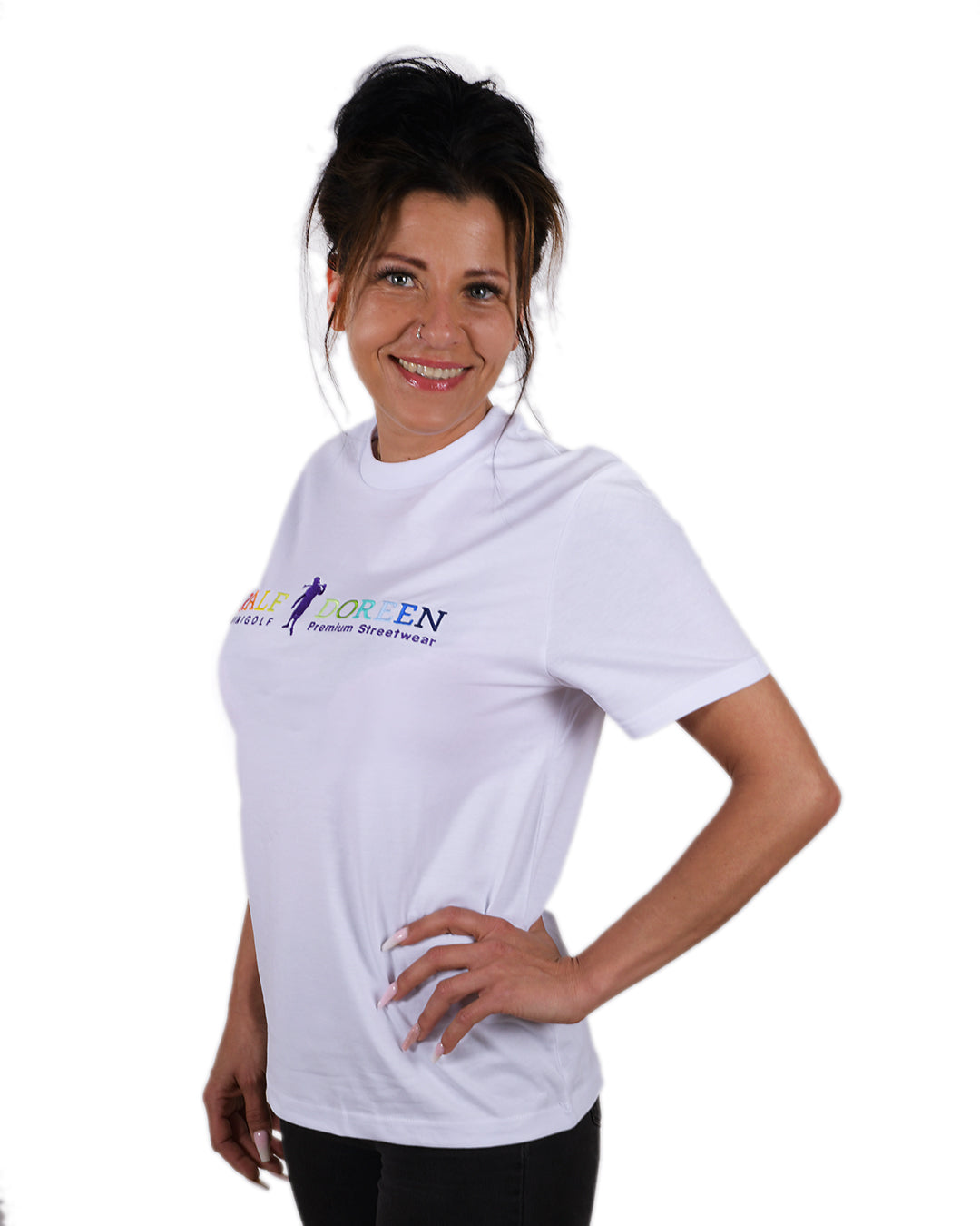 Nicki Weiß Sonderedition Schriftzug Bunt Sonne & Benzin Jungens und Mädchens