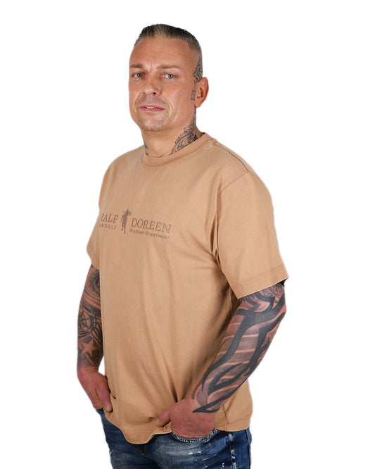 Nicki Robust Brauner Stein Schriftzug Herren