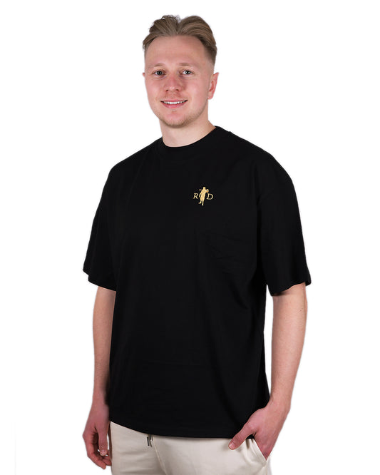 Nicki Übergroß Schwarz Logo + Rückendruck Herren