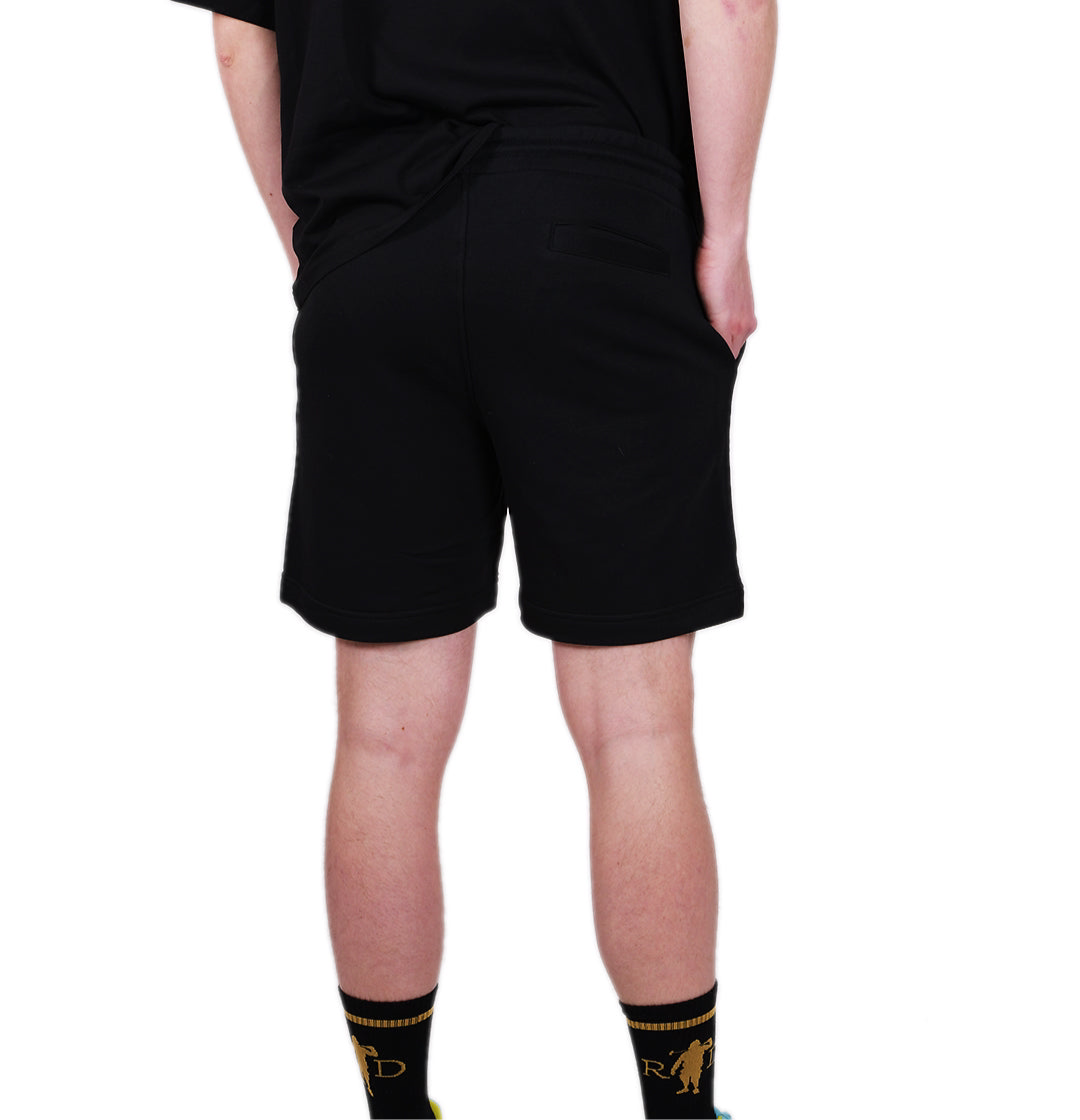 Turnhose Kurz mit Arschtasche Schwarz R&D Logo