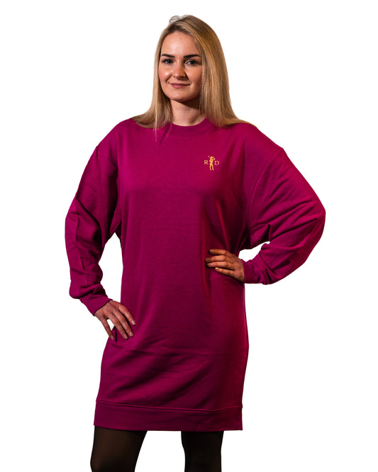 Pulloverkleid Orchidee R&D Logo Damen