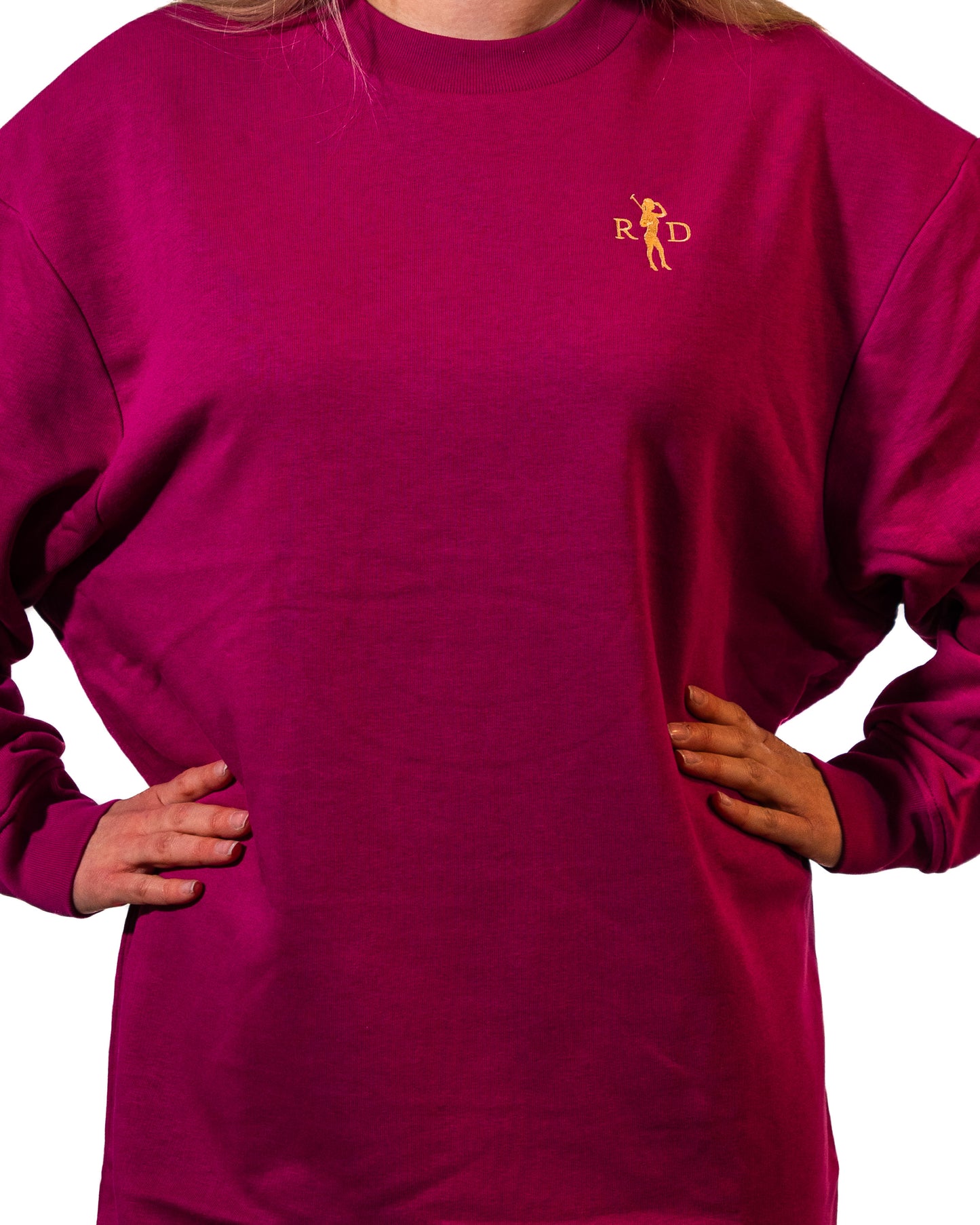 Pulloverkleid Orchidee R&D Logo Damen