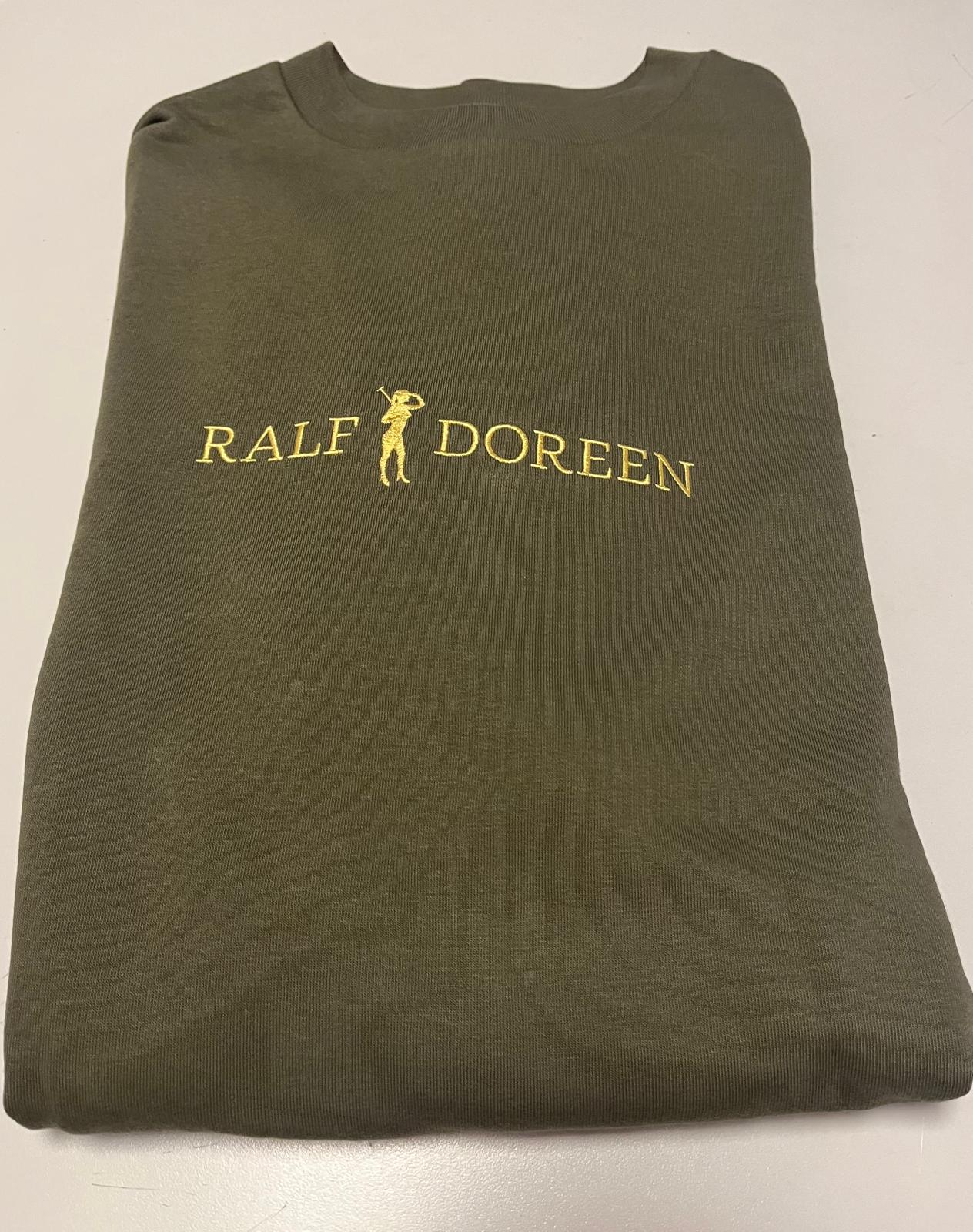 *Pulloverkleid Khaki Schriftzug Damen