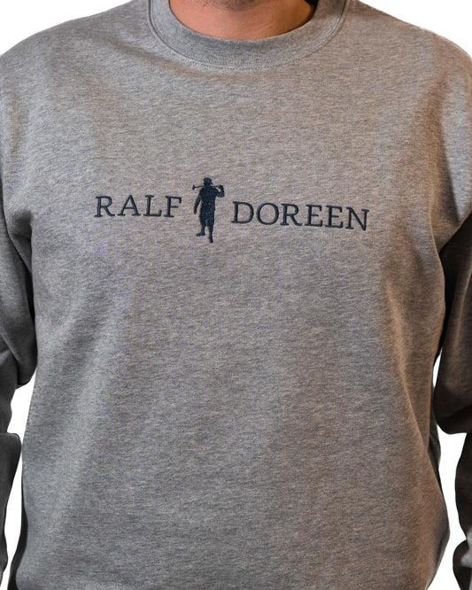 Pullover Grau Schriftzug Herren