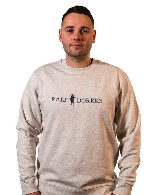 Pullover Stracciatella Schriftzug Herren