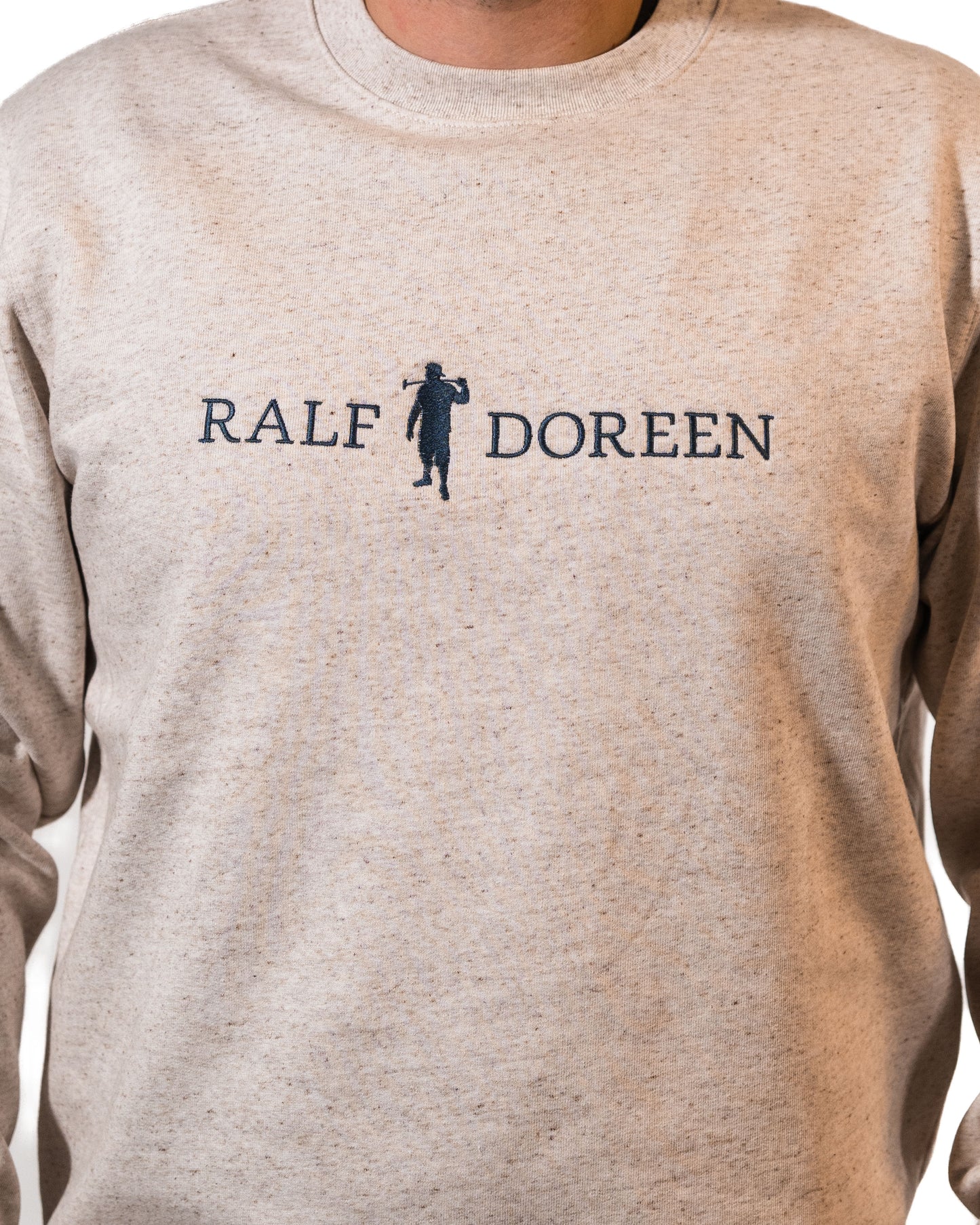 Pullover Stracciatella Schriftzug Herren