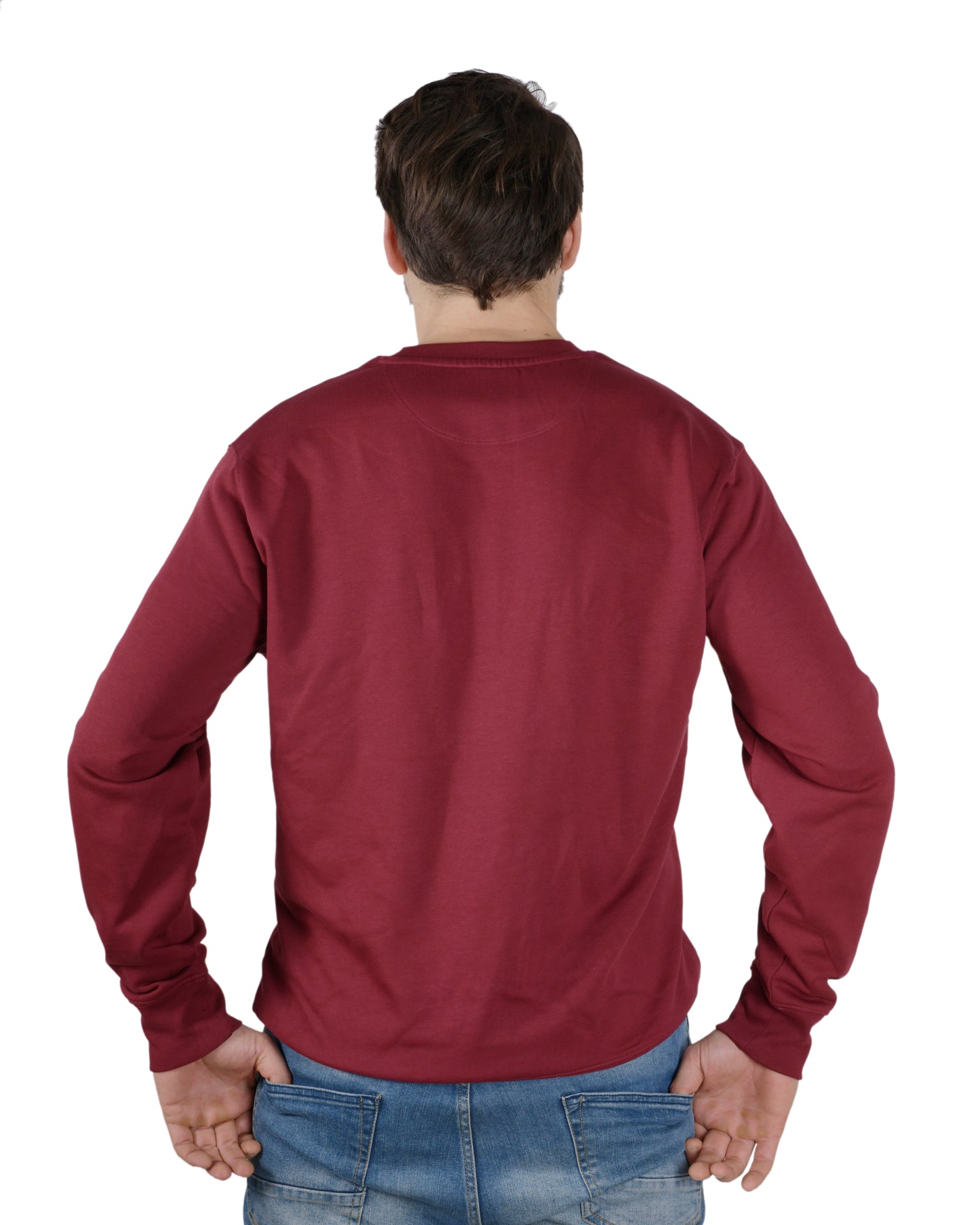Pullover Weinrot Logo Herren