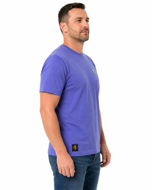 Nicki Robust verwaschenes Lila Logo Herren