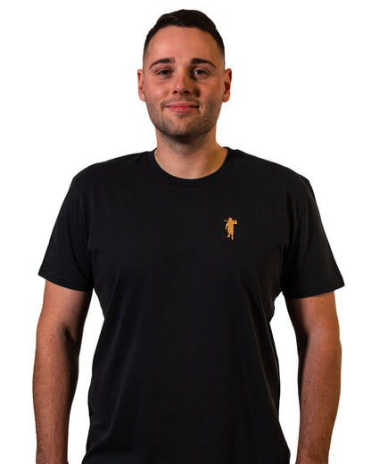 Nicki verwaschenes Schwarz Logo Herren