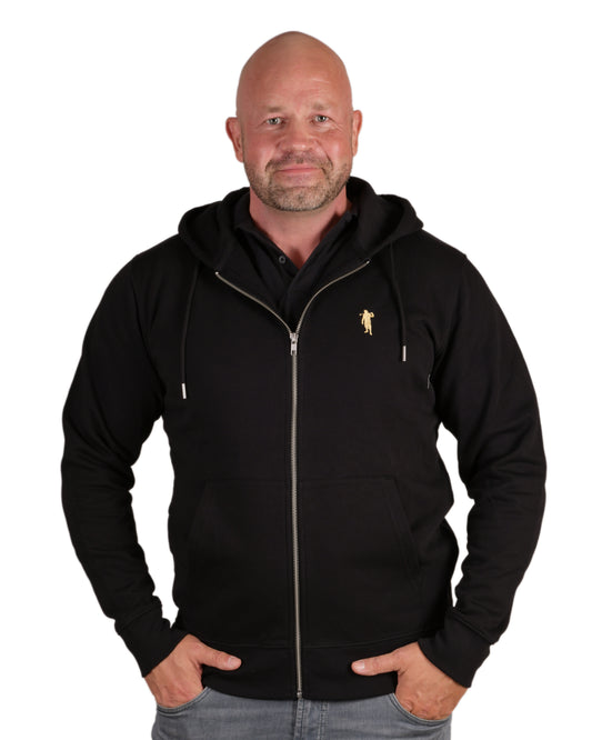 Kapuzen Jacke Schwarz Logo Herren