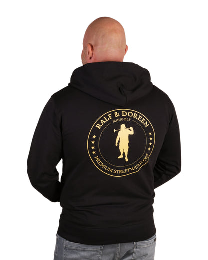 Kapuzen Jacke Schwarz Logo Herren
