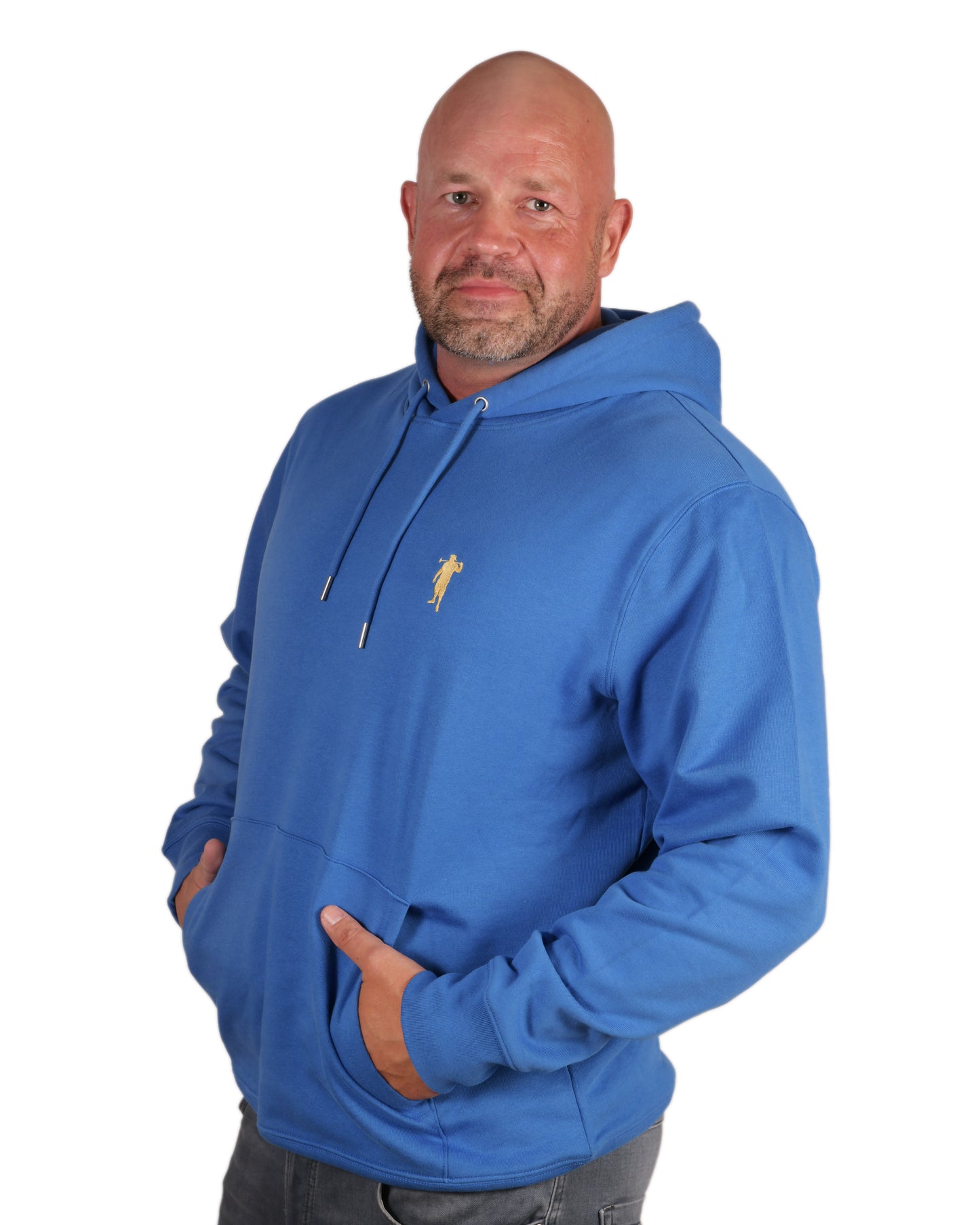 Kapuzenpullover Himmeblau Logo Herren