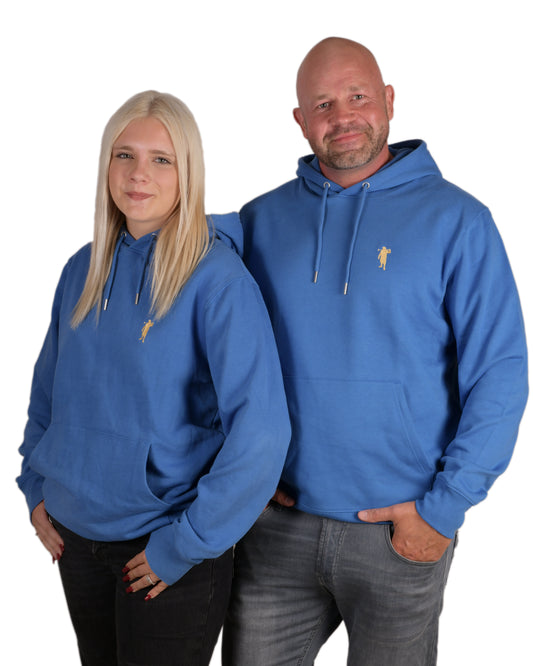 Kapuzenpullover Himmeblau Logo Herren