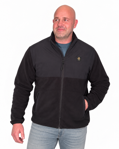 Unisex Fleecejacke Schwarz
