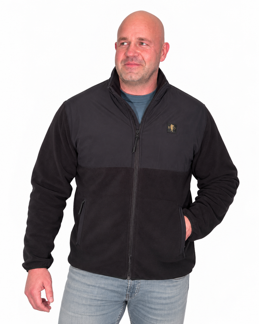 Unisex Fleecejacke Schwarz
