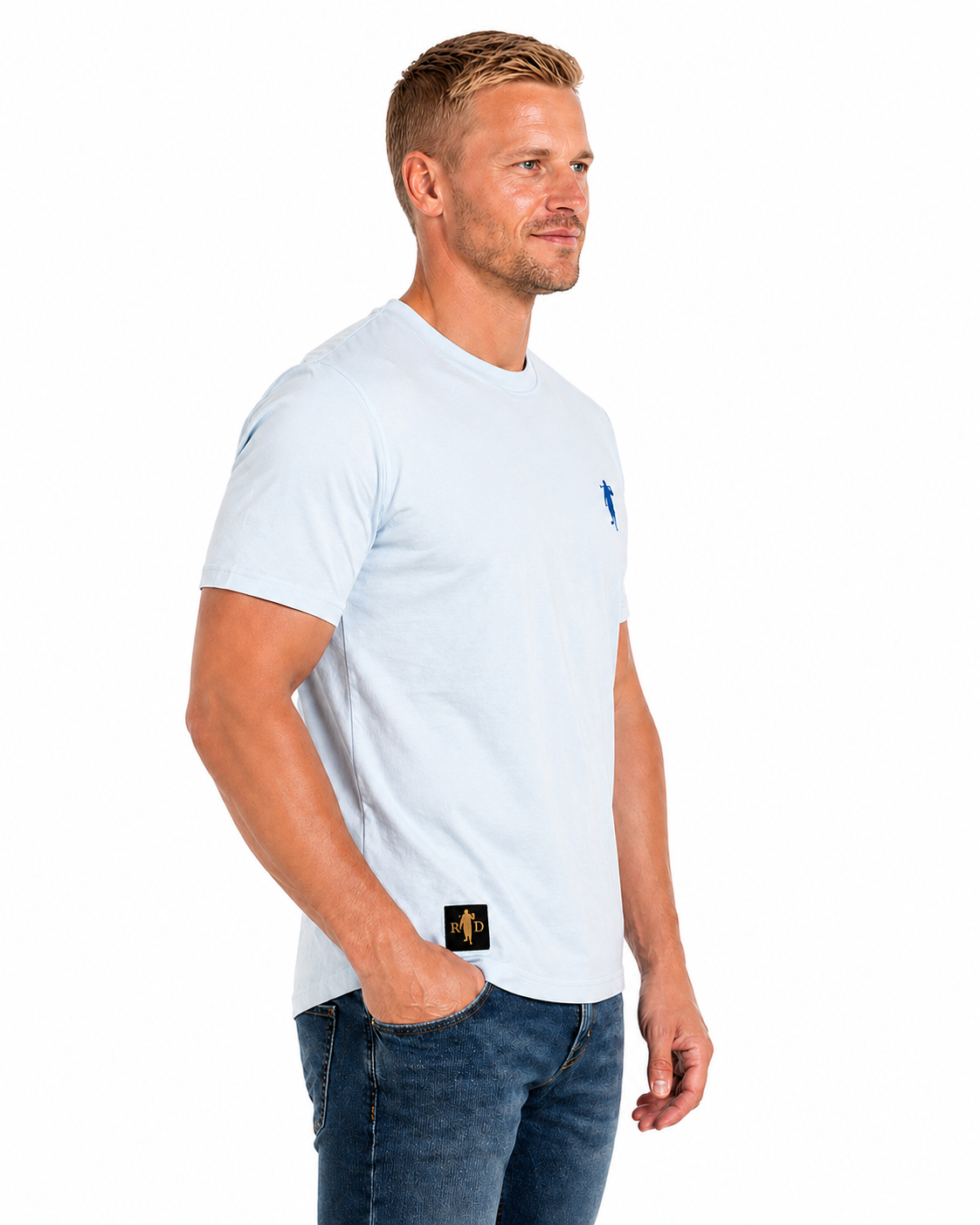 Nicki Eisblau Logo Herren